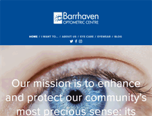Tablet Screenshot of barrhavenoptometric.com